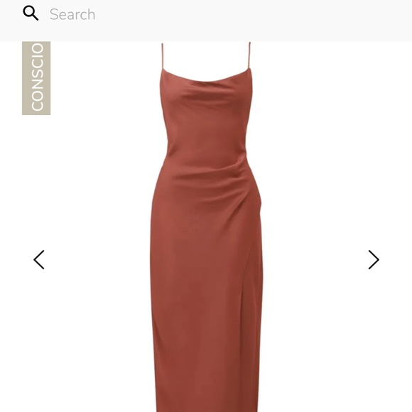 Ever New  satin cowl neck midi dress - Picture 5 of 5